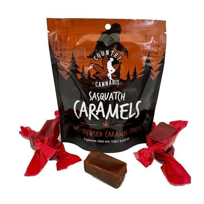Country cannabis - 400MG Sasquatch Caramels - 75 g