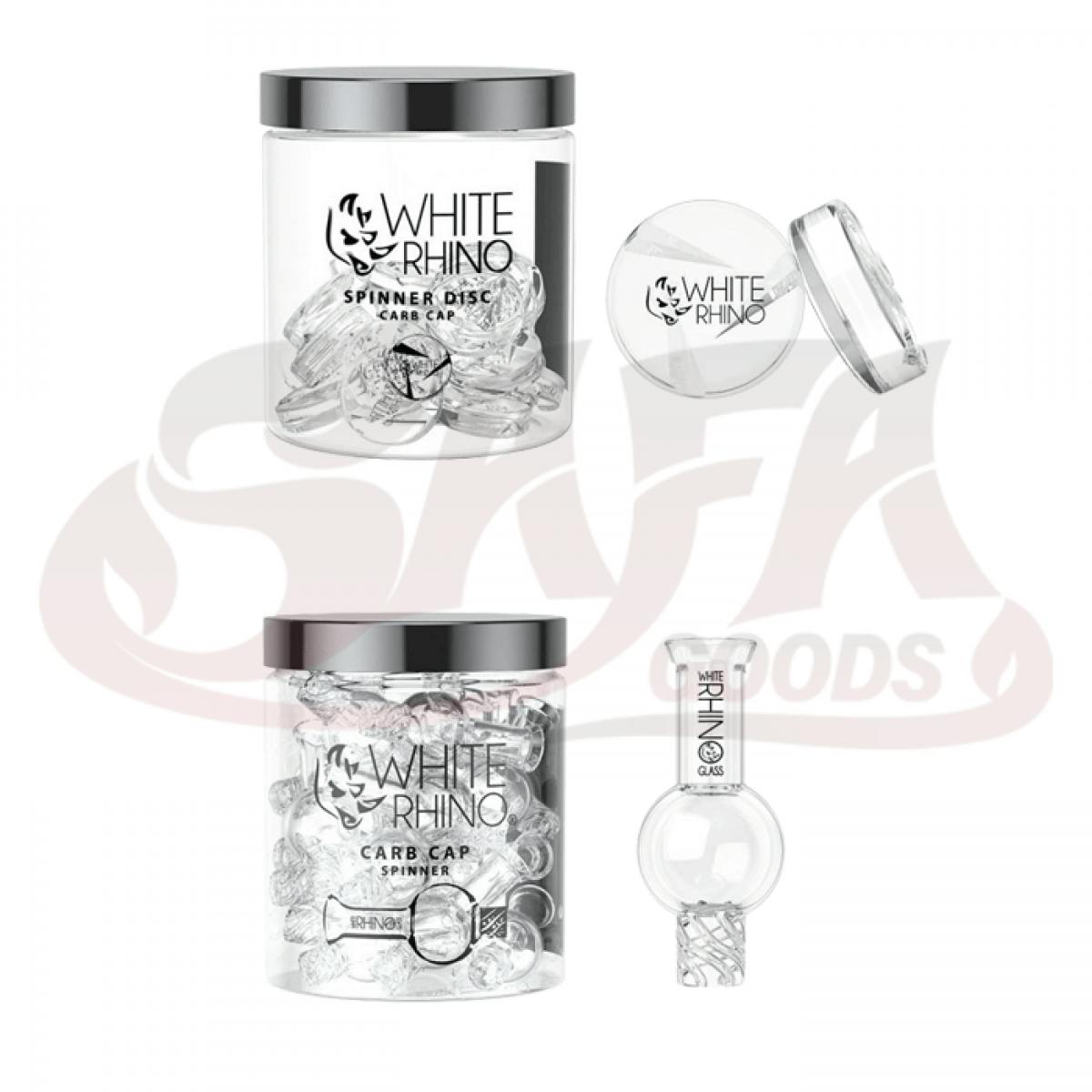 White Rhino Silicone Spinner Concentrate Jar