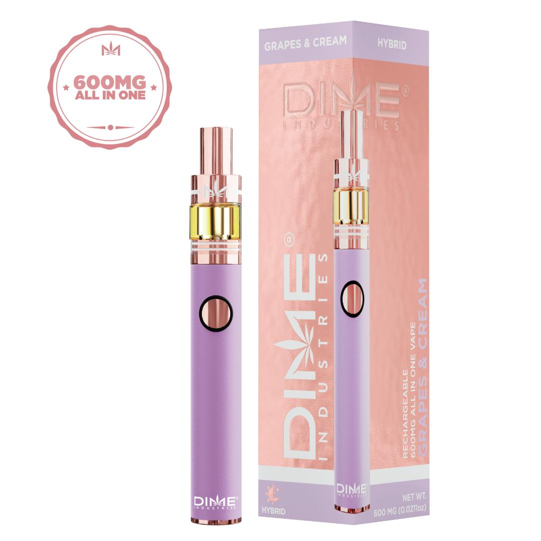 Dime Rosin 600mg Disposable (Grapes & Cream) Hybrid