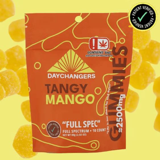 Day Changers - 2500mg THC Gummy - Full Spectrum - Tangy Mango