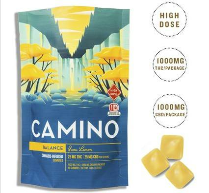 Camino Gummies 1000mg - Yuzu Lemon (CBD/THC)