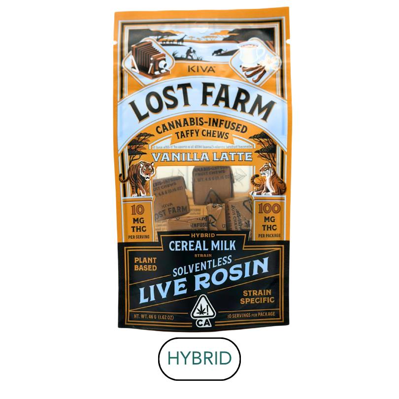 Vanilla Latte 'Cereal Milk' Live Rosin Chews | 100mg | 10ct | 10mg/ea