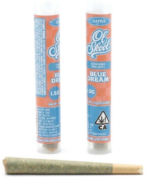 Ol' Skool - Blue Dream - Preroll - 1.2g