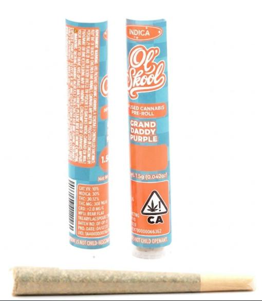 Ol' Skool - Grandaddy Purple - Preroll - 1.2g