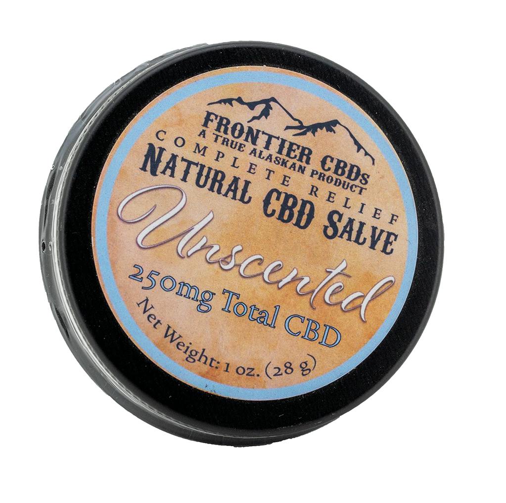 1oz Natural Salve Unscented 250mg CBD