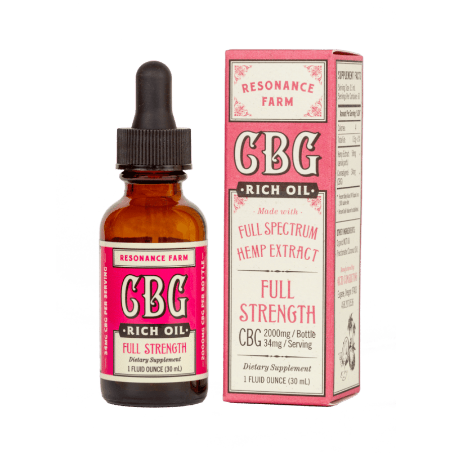 Resonance Farms - CBG Rich Oil - Tincture 2000mg