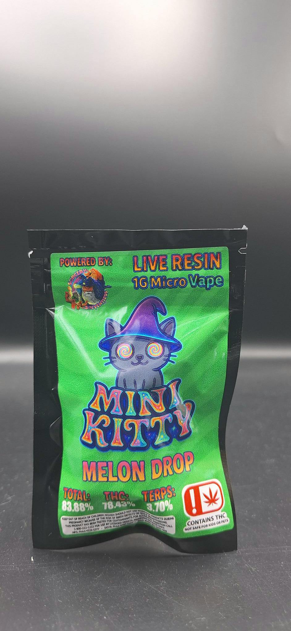 Mini Kitty - Melon Drop 1g Live Resin Disposable