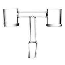 Double Barrel Quartz Banger | 14mm M
