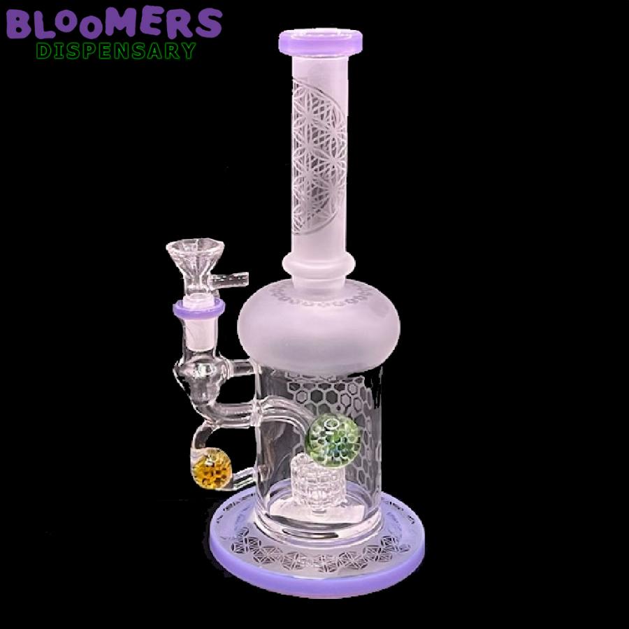 9" FROSTED HONEYCOMB W/P