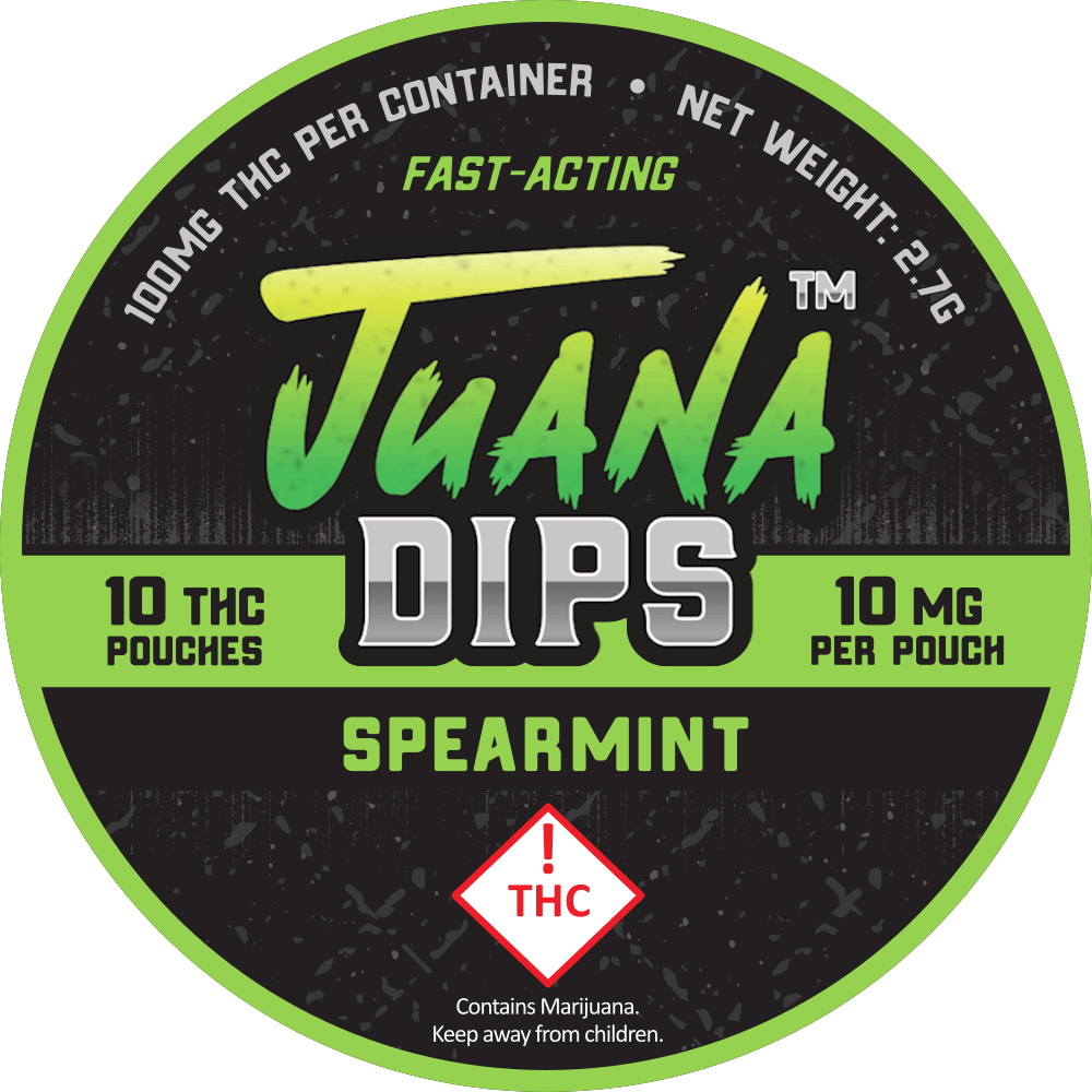 JUANA DIPS - THC Pouches 100mg [MED] - SPEARMINT