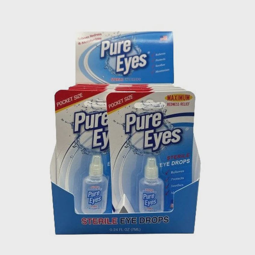 Pure Eyes Sterile Eye Drops at Dealz Cannabis Collective