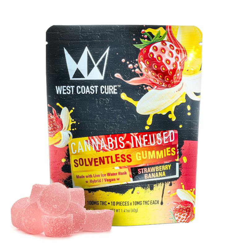 WCC Strawberry Banana (H) Hash Gummies 100mg