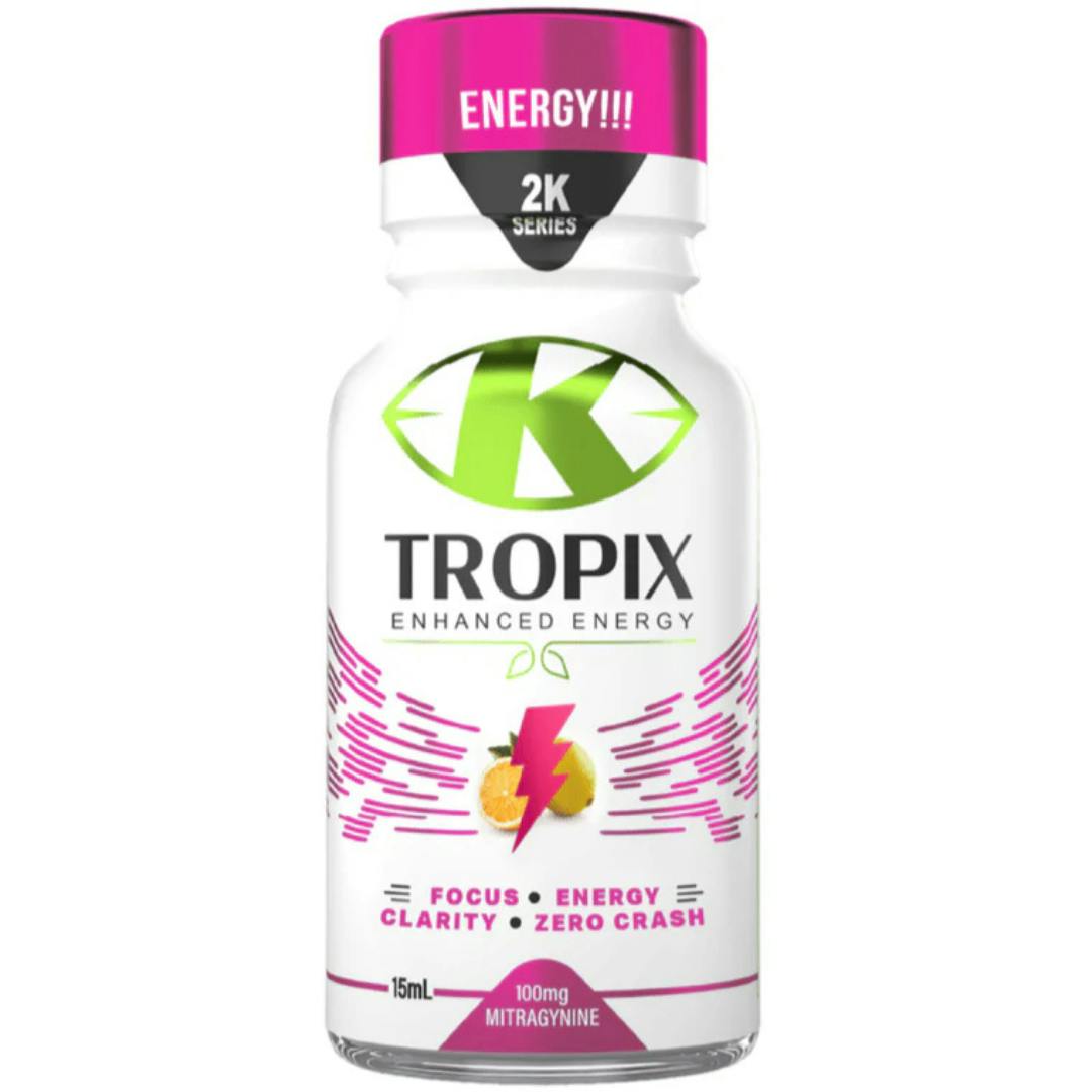 K Tropix Enhanced Energy Shot White Box