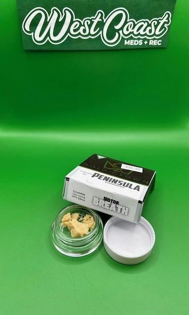 Gold Crown | Motorbreath Packaged Concentrate | Crumble 1g