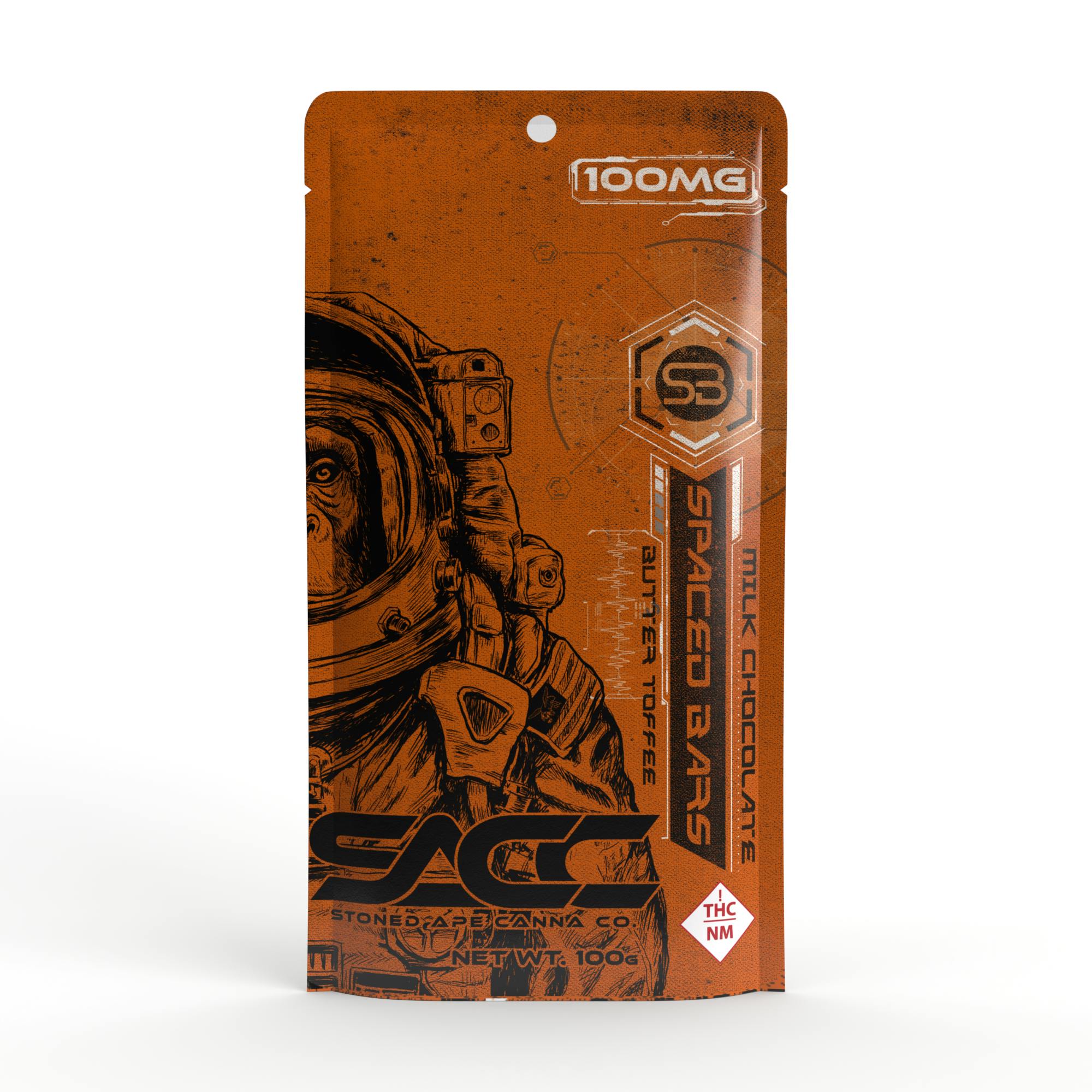 Stoned Ape Milk Chocolate/butter Toffee Spaced Bar