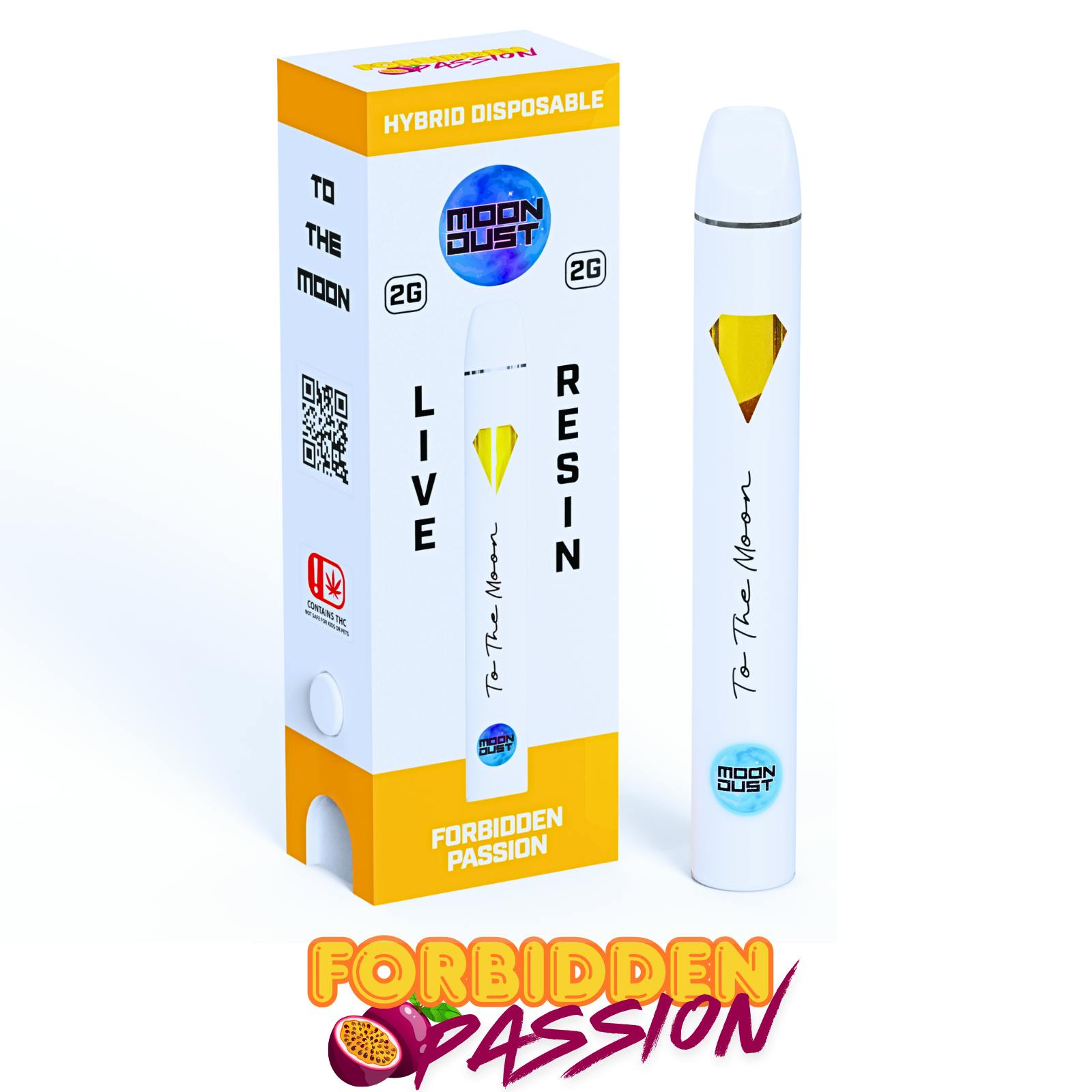Moon Dust - 2G Live Resin Disposable - Forbidden Passion