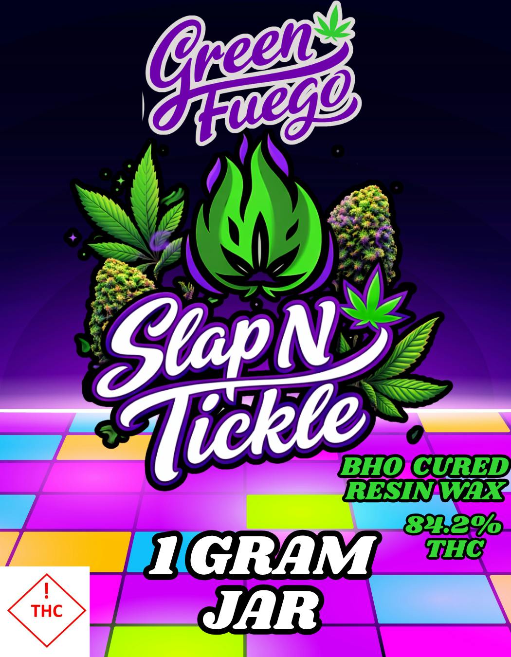 Slap N Tickle | 1g Wax | Green Fuego