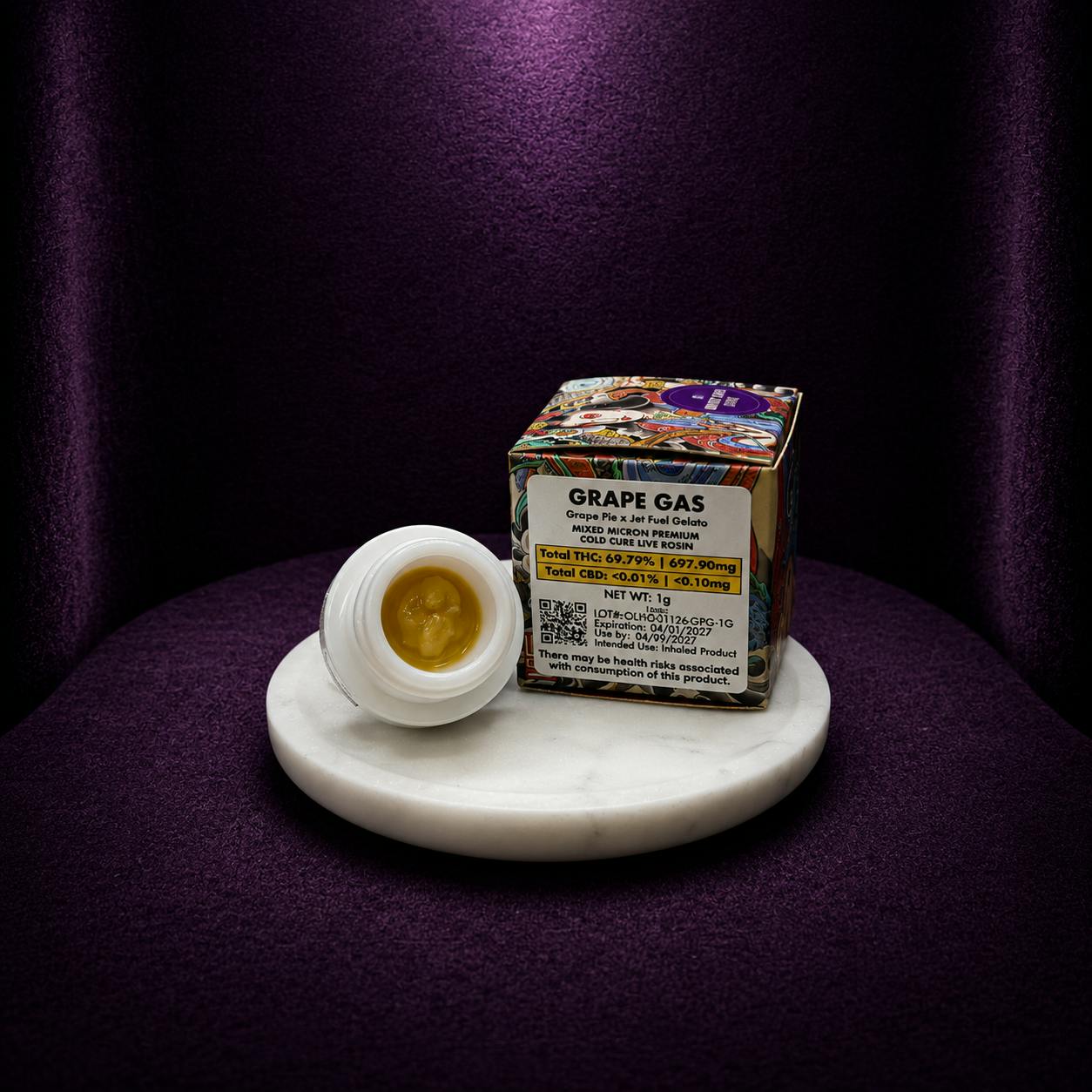 Cold Cured Grape Gas