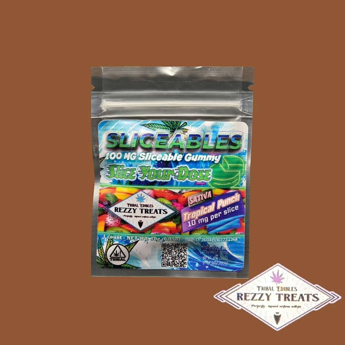 Rezzy Treat 100 mg- Sliceable Tropical Punch