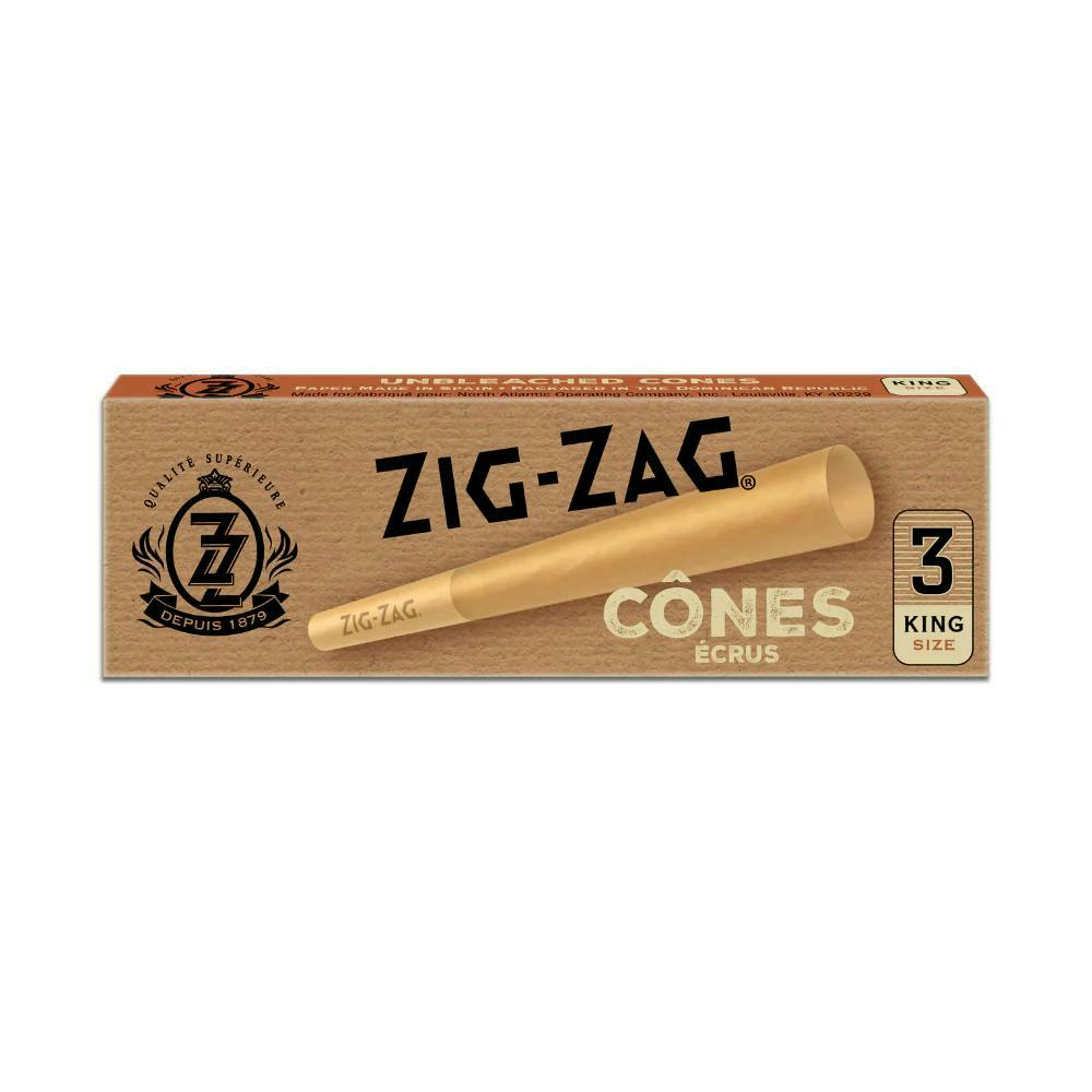Cones - King Size - 3pk - Unbleached