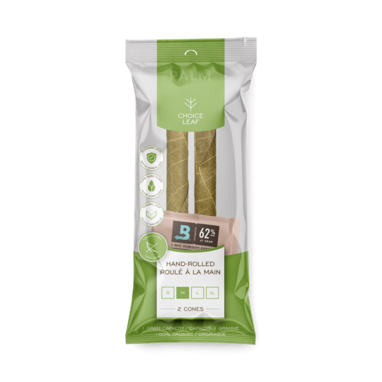 Choice Leaf Palm - Pre Rolled Cones - Medium (Pack of 2)