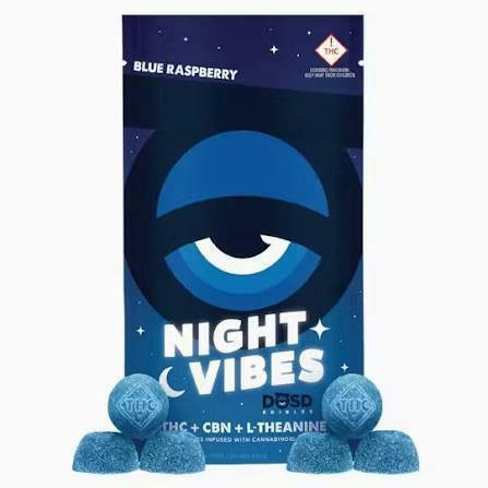 DOSD - Gummies - Night Vibes - Blue Raspberry - 1:1