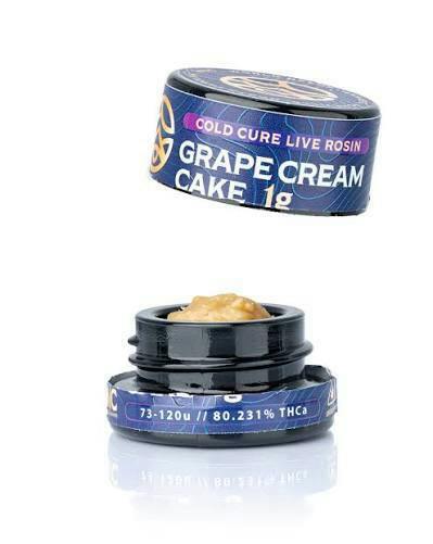 Olio - Cold Cured Rosin - Grape Cream Cake