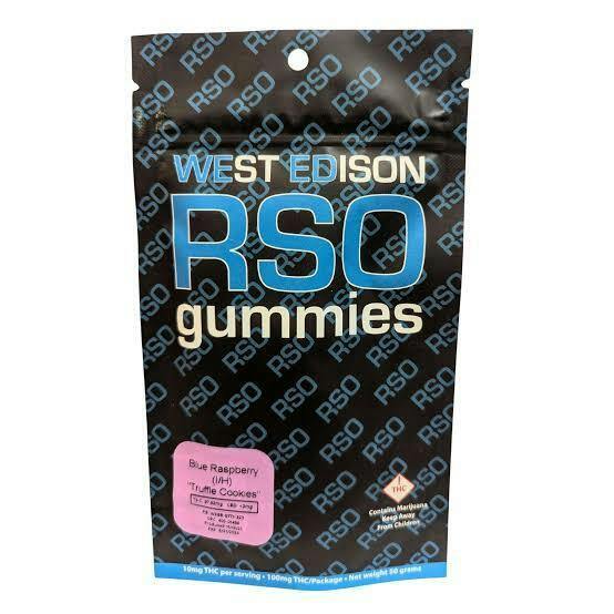 West Edison - RSO Gummies - Blue Raspberry - 100mg