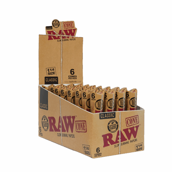 Raw cones - 6 pk