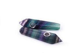 Gemstone Pipe (Assorted Sizes) - Flourite