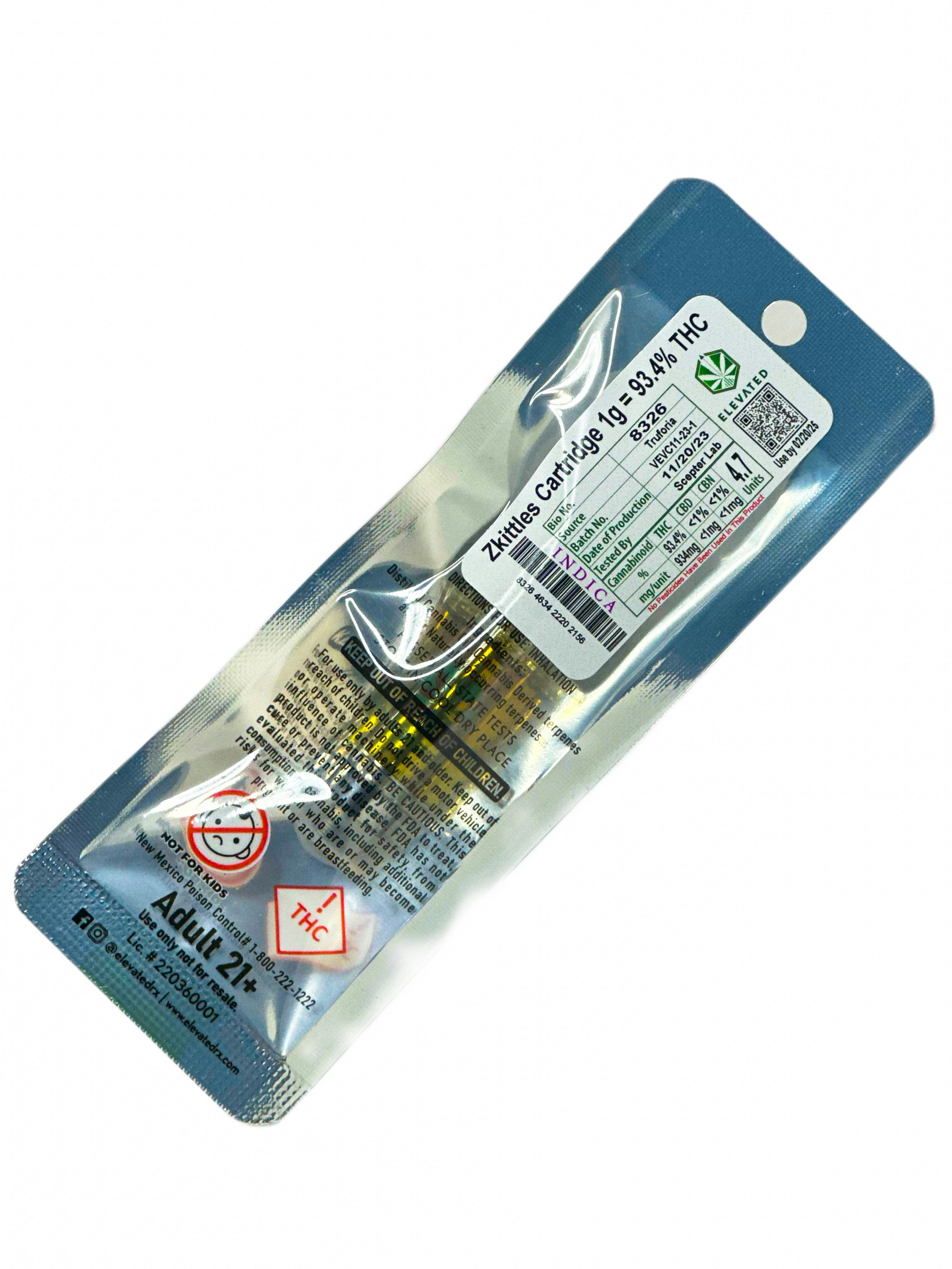 Zkittles Cartridge - 1g (Elevated)