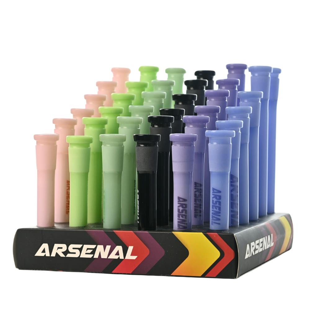 Milky Coloured Downstems - Assorted Sizes & Colours