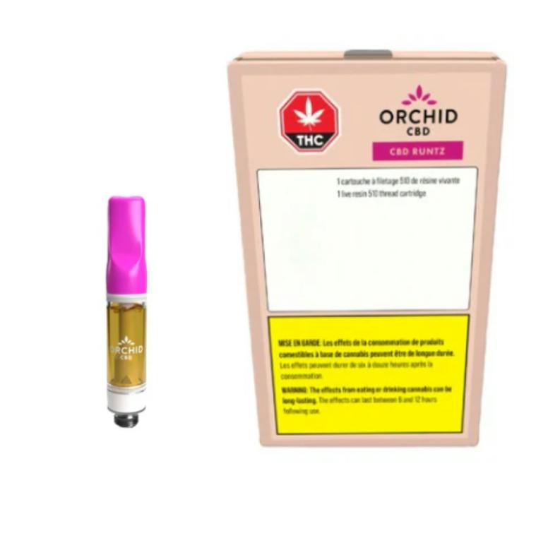 Orchid - CBD Runtz THC:CBD 1:2 FSE Live Resin Cartridge 1x1g >H