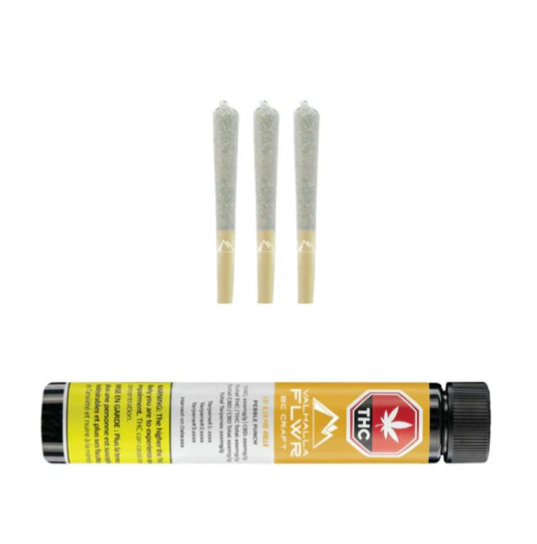 Valhalla Flwr - Pebble Punch Pre-roll 3x0.5g >H