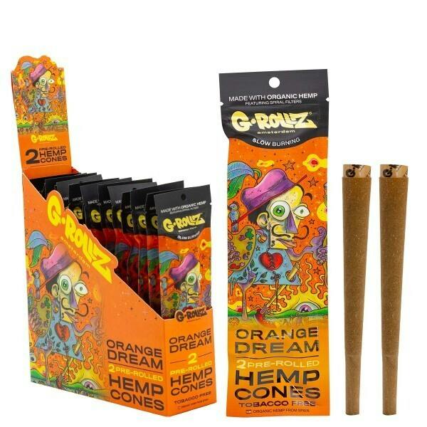 Hemp Cones - 2pk - Orange Dream