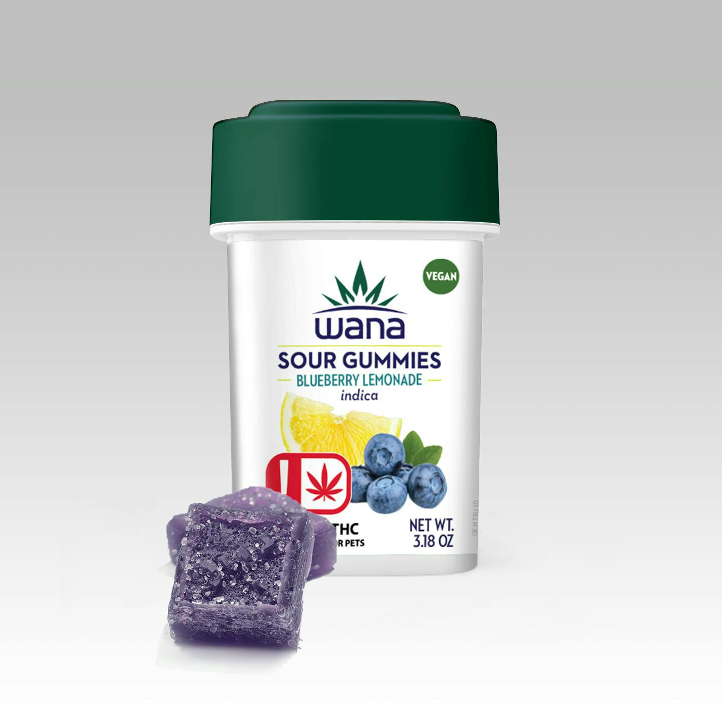 WANA Blueberry Lemonade - Indica (High-Dose) 1000mg
