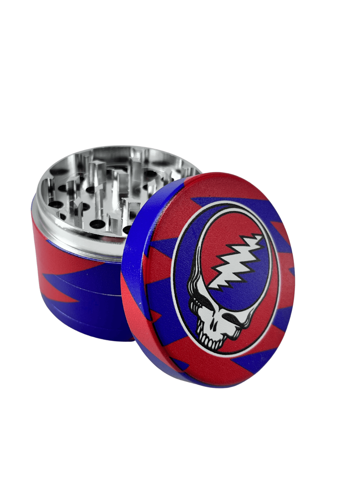 Dead Head x Blazy Susan Red and Blue Grinder