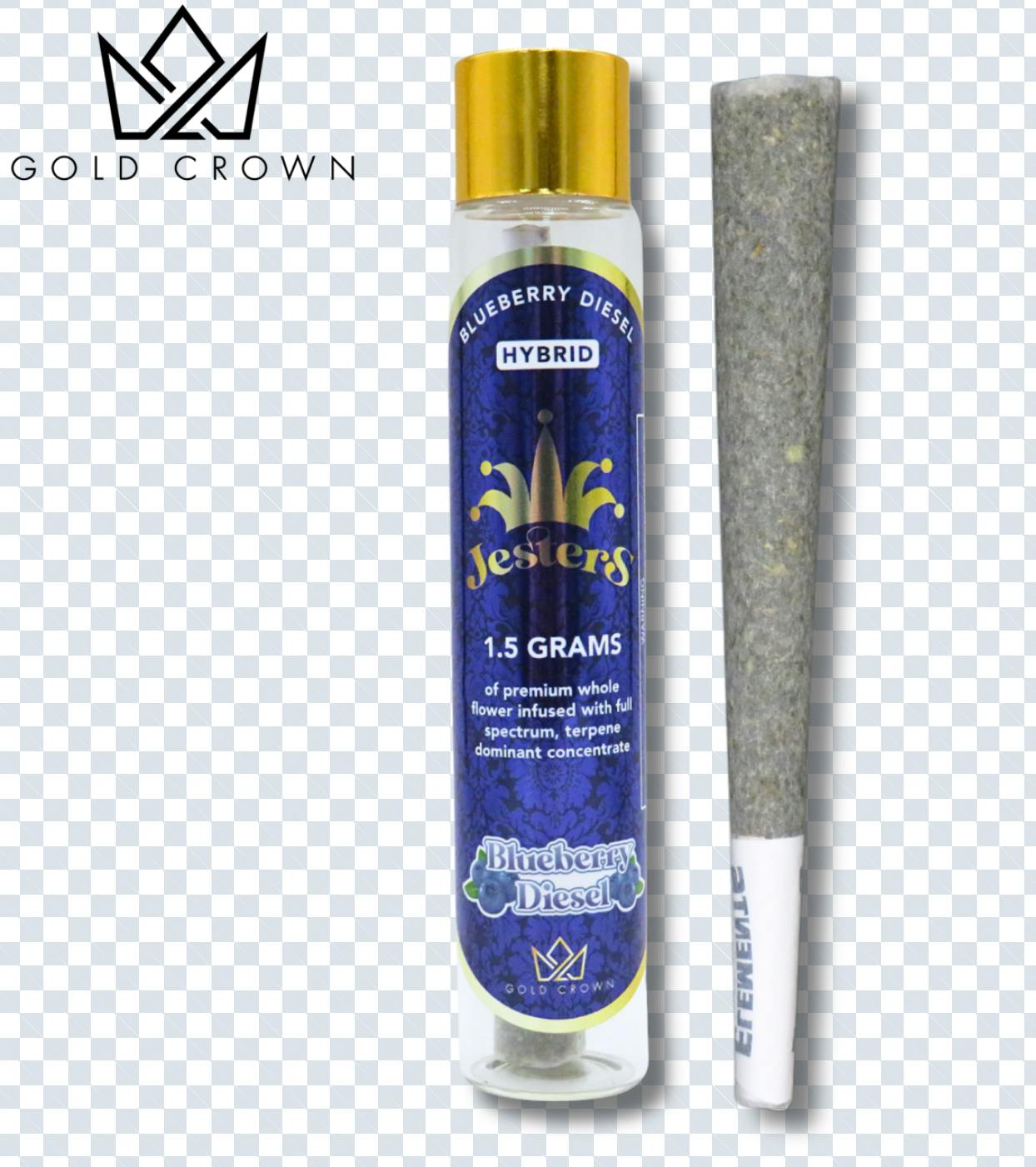 Jesters - Blueberry Diesel Infused Pre-Roll 1.5g
