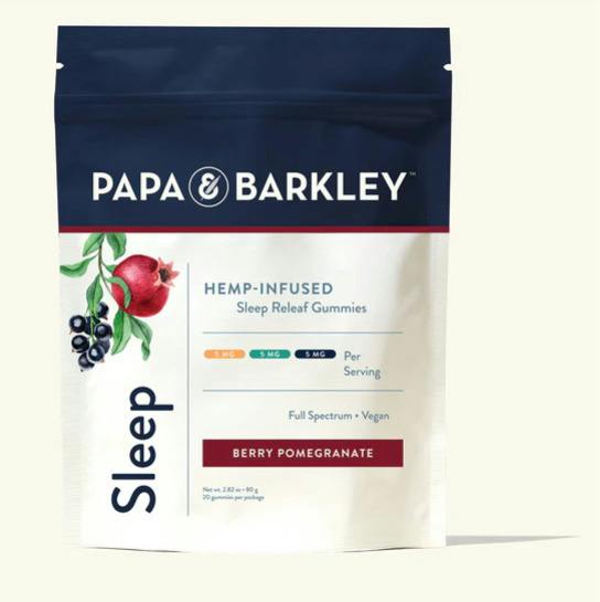 Berry Pomegranate Sleep Releaf THC: CBN [H]: Papa & Barkley