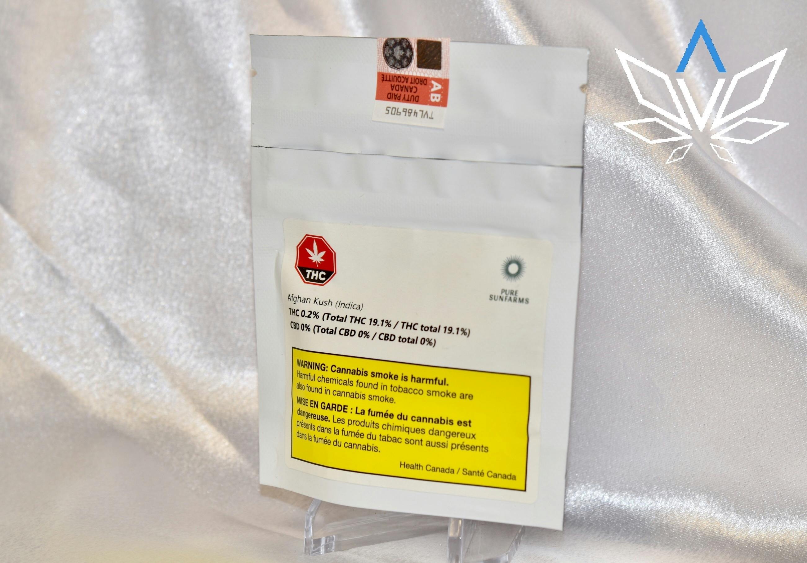 Pure Sunfarms Afghan Kush 1g Flower