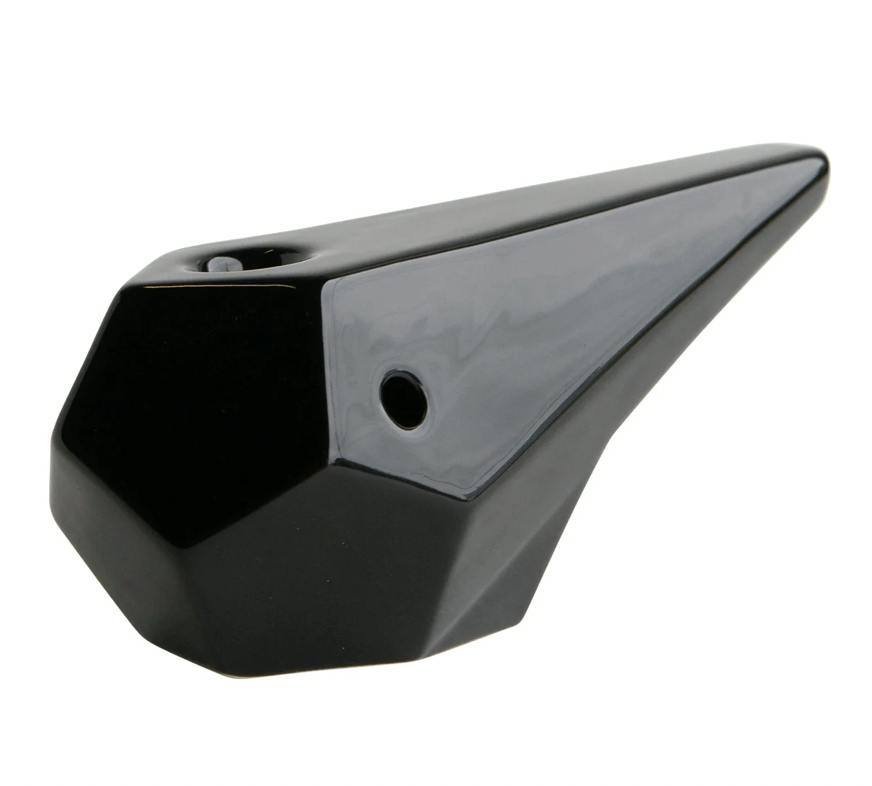BRNT- Ceramic Prism Hand Pipe- Black
