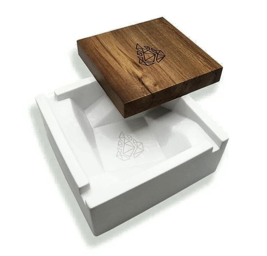 BRNT- Briq Ashtray- White