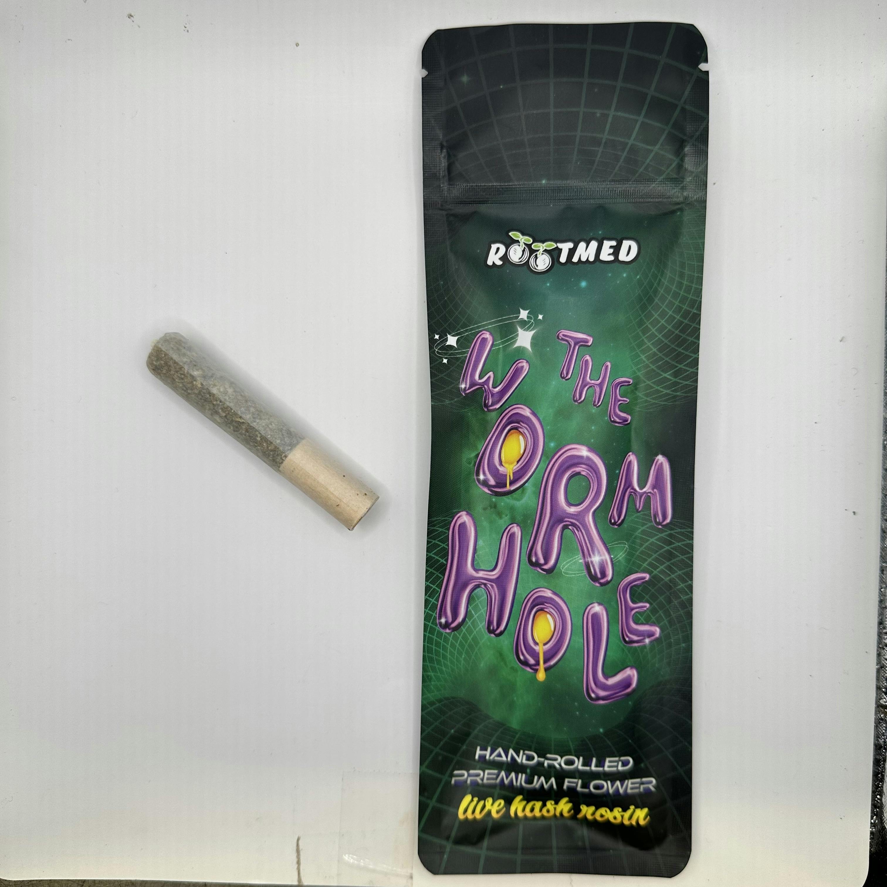 FRUIT CAKE - 1.5G ROOTMED - INFUSED PRE-ROLL - WORM HOLE
