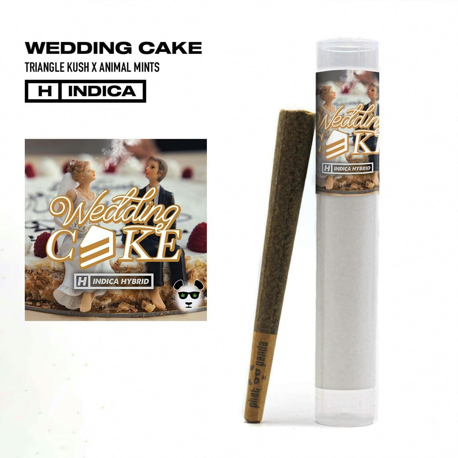 Wedding Cake [1g] | Phat Panda - Platinum Pre Roll
