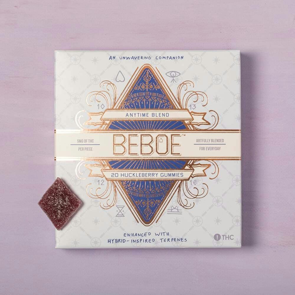 Anytime Huckleberry [20pk] (100mg) | Beboe - Gummies