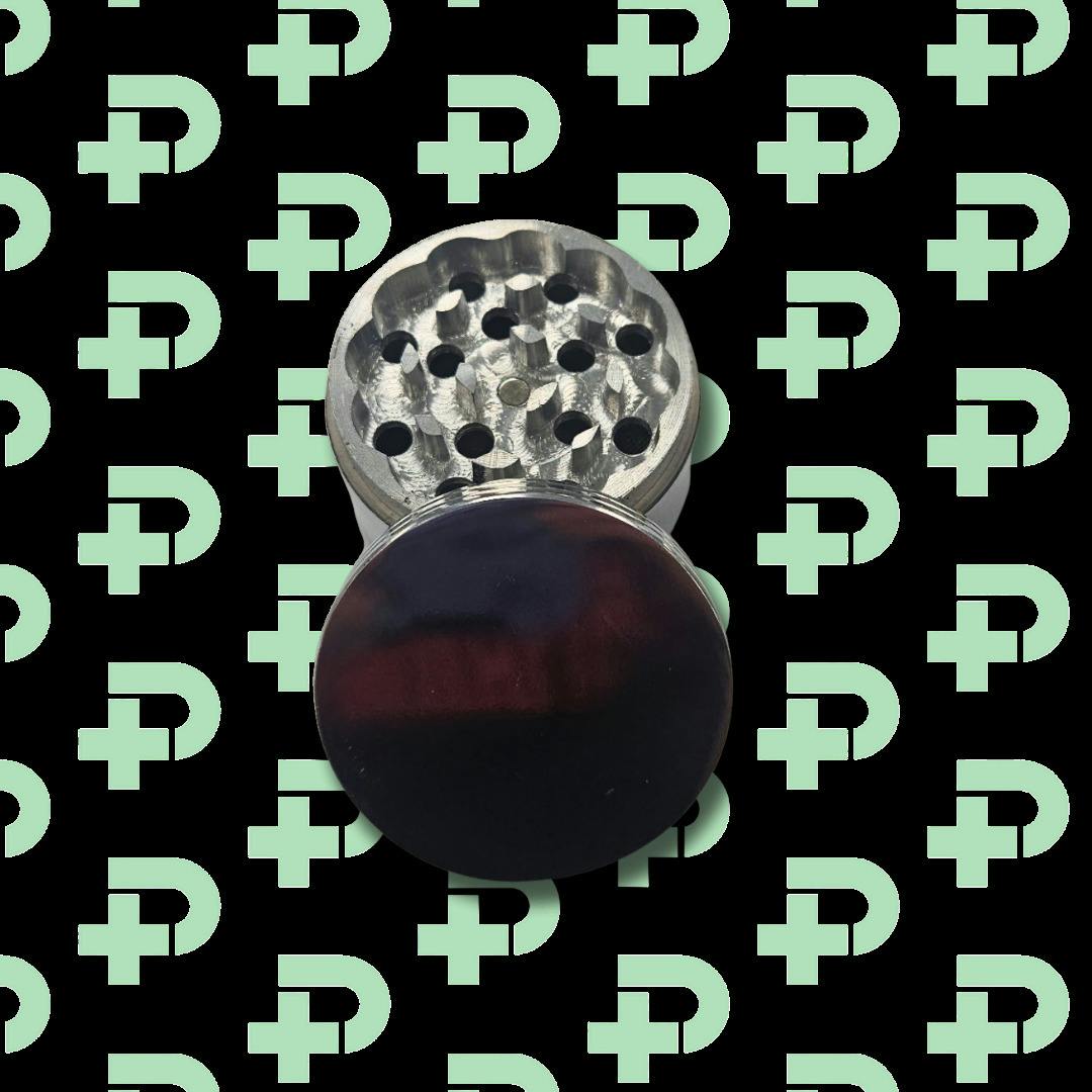 50mm Aluminum Grinder Silver