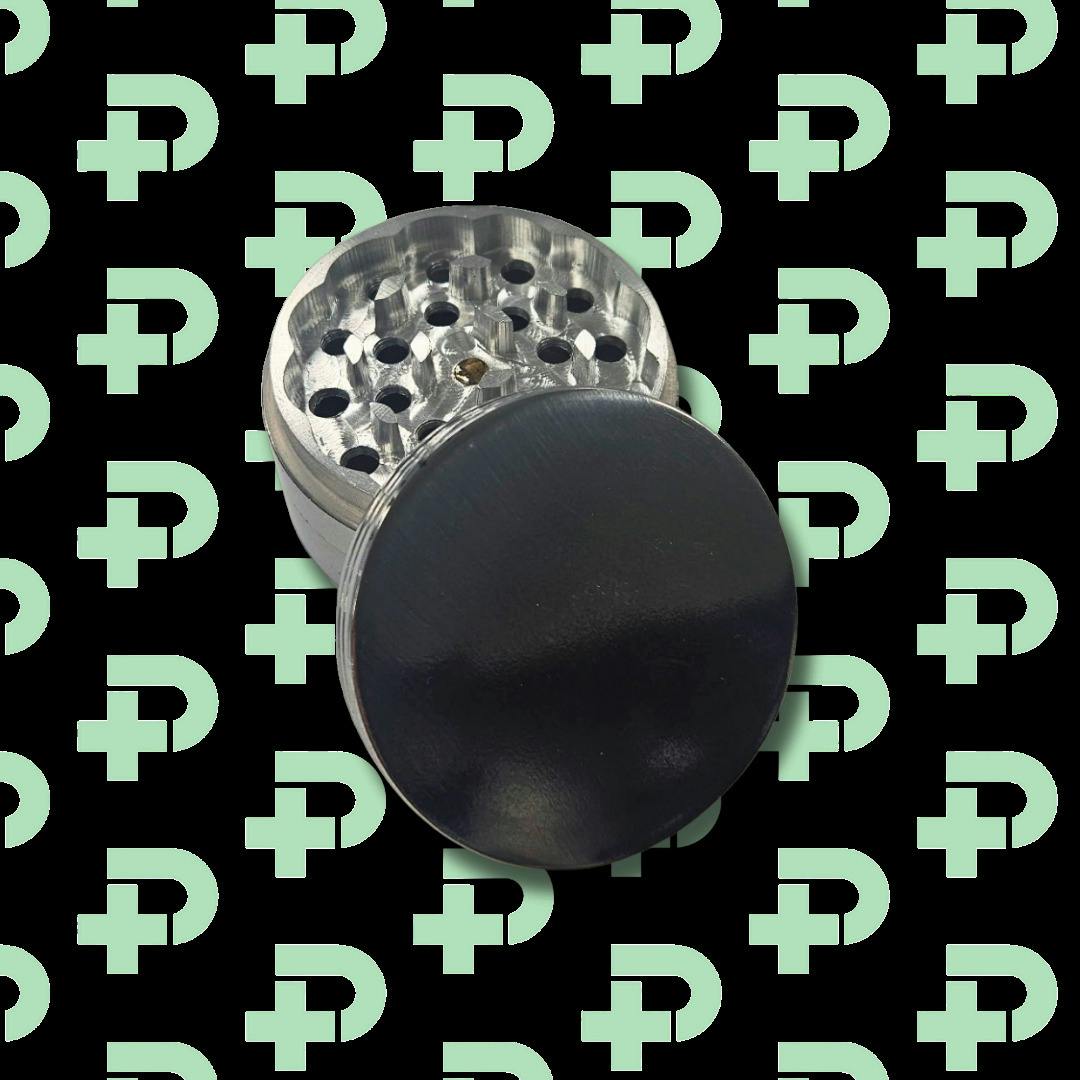 63mm Aluminum Grinder Silver