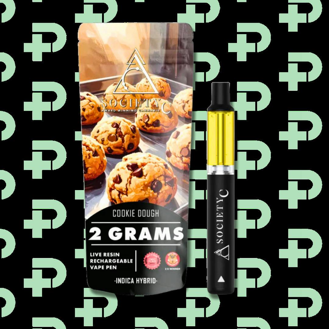 Society C 2g Live Resin Disposable - Cookie Dough