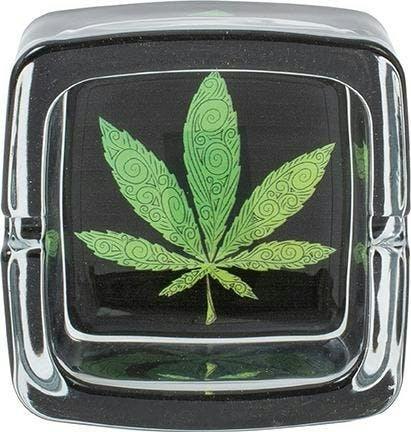 Square Glass Ashtray