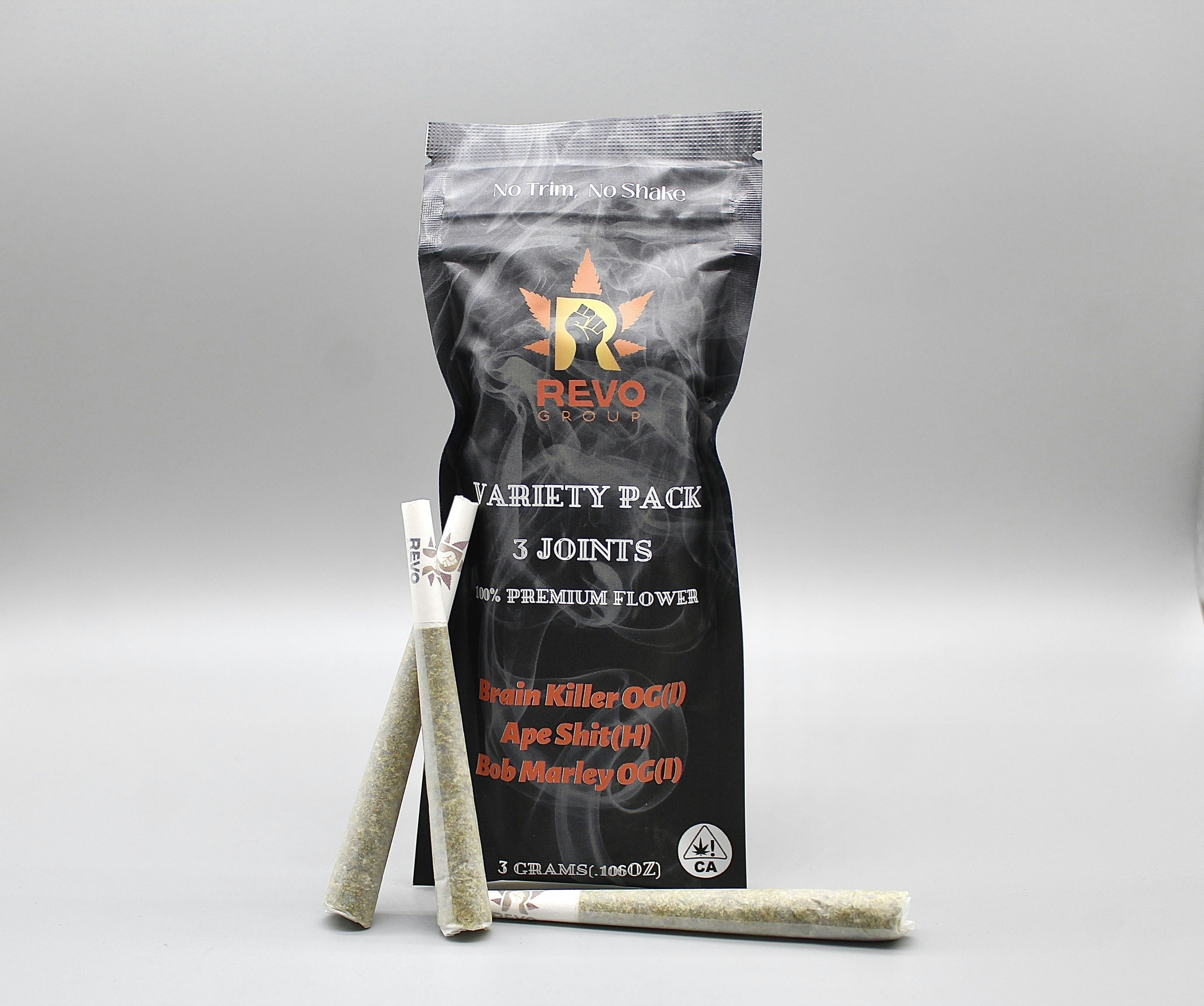 Revo Group - Variety Pack-Brain Killer, Ape Shit, Bob Marley - Brain Killer, Ape Shit, Bob Marley